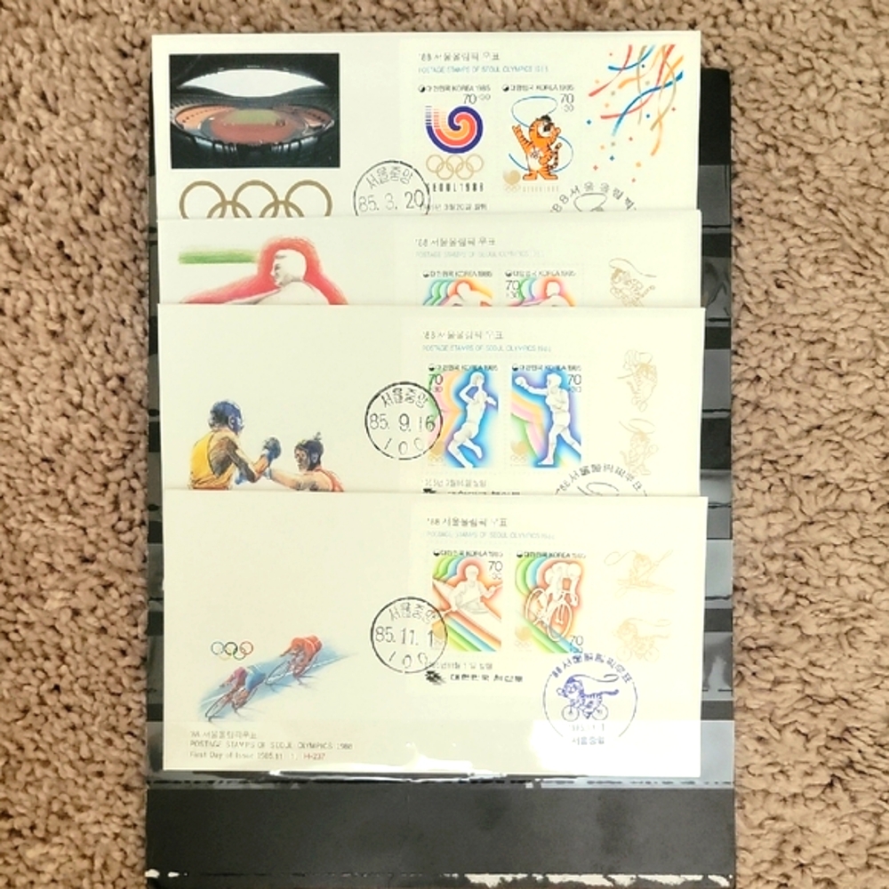 RARE,Seoul 1988 Olympic Commemorative Stamps